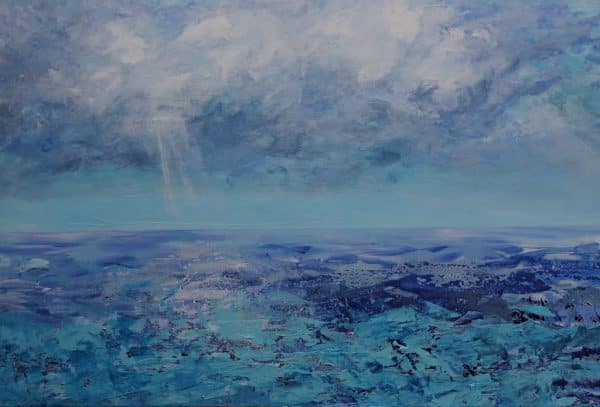 horizon acryl op doek 70x90 horizon acryl op doek 70x90